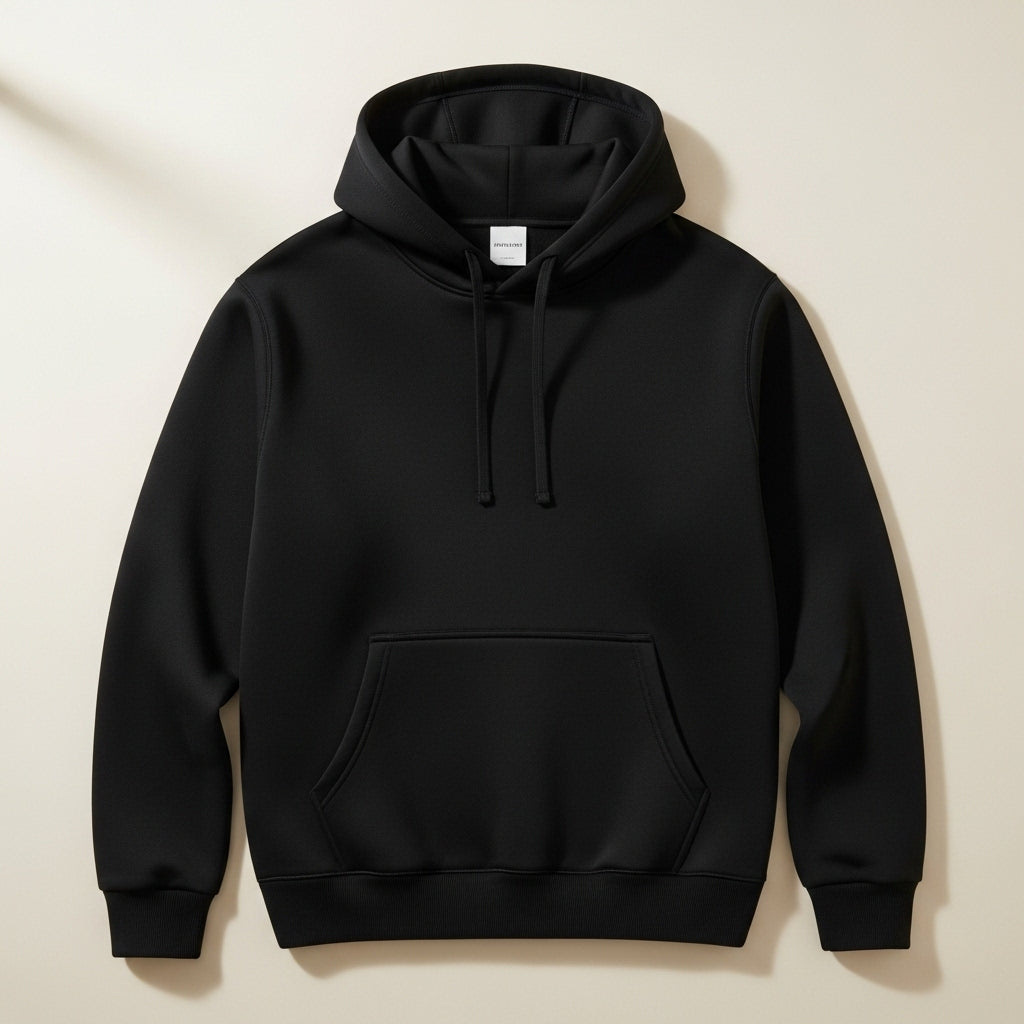 Black Essential Hoodie