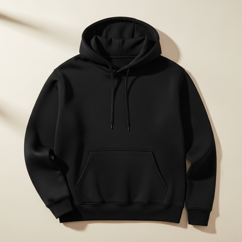 Black Essential Hoodie